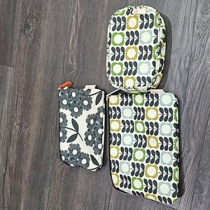 Orla Keily toiletry/cosmetic bags, set of 3